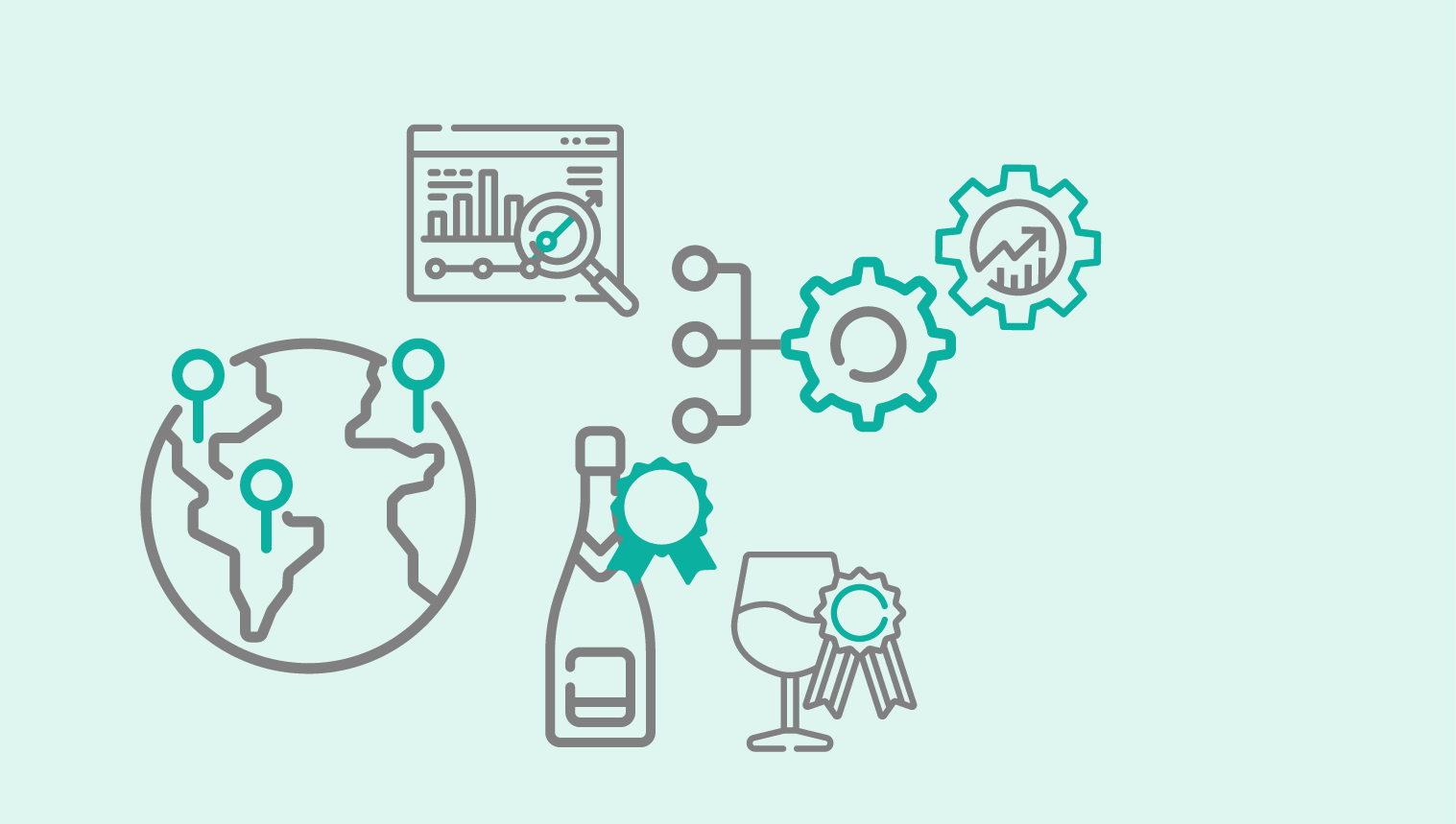 Eventos de tecnología con vinos premiados